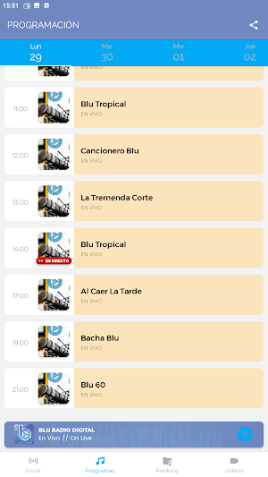 BLU RADIO DIGITAL Screenshot 1