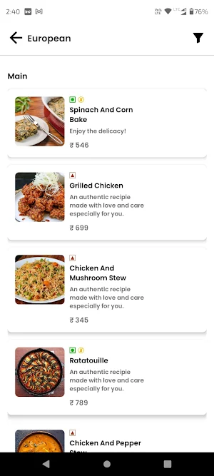 Bookmychef online Screenshot 3