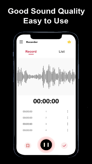 SuperRecorder: Voice Recorder Screenshot 0
