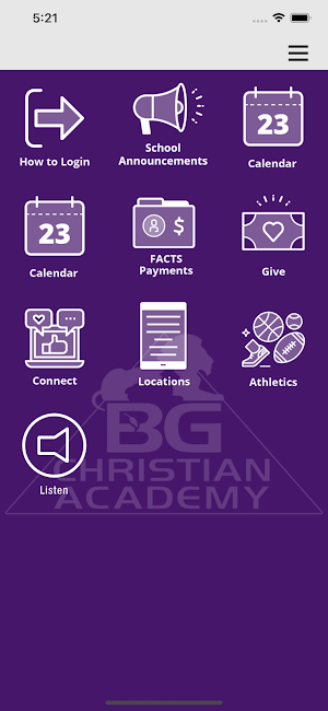 BG Christian Academy Screenshot 0