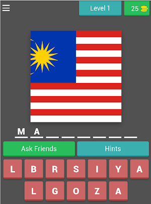 Teka Nama Bendera Screenshot 3