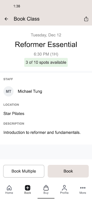 Star Pilates Screenshot 2