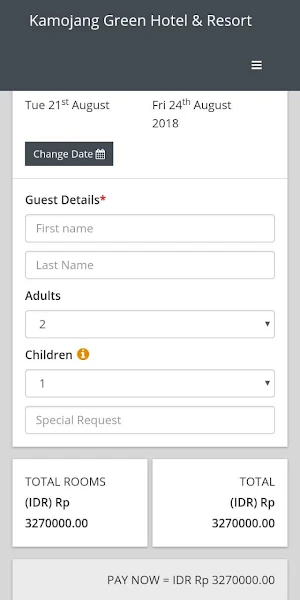 Kamojang Green Hotel Screenshot 2