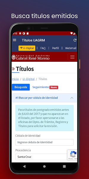 Seguimiento Titulos UAGRM Screenshot 3