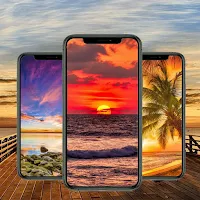 Sunrise and Sunset Wallpaper