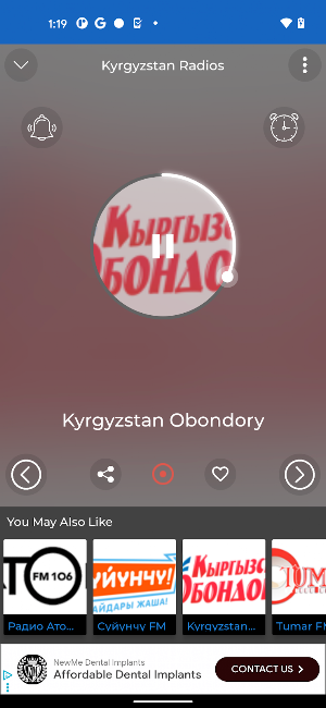 Kyrgyzstan Radio + Recorder Screenshot 2