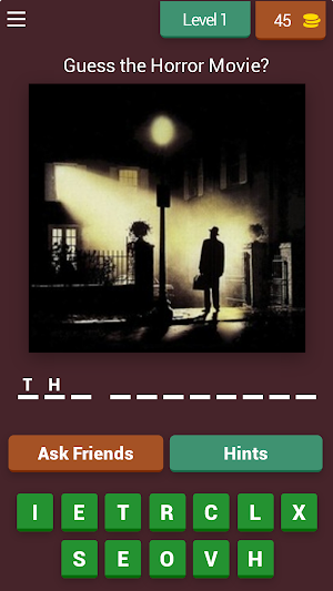 Guess the Horror Movie Quiz Screenshot 0