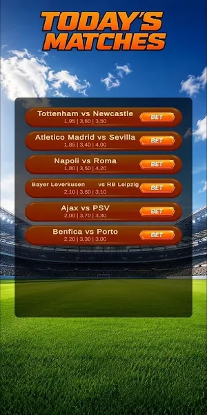 Sports Betting Football Screenshot 1