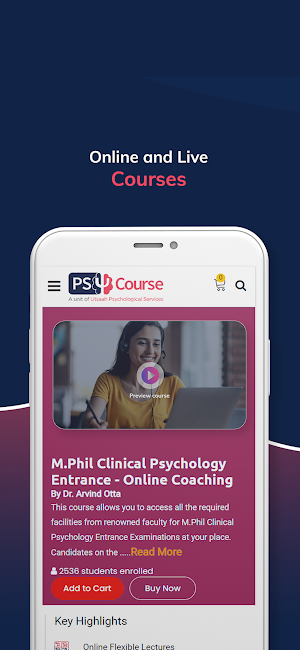 PsyCourse - Online Psychology Learning App screenshot 6