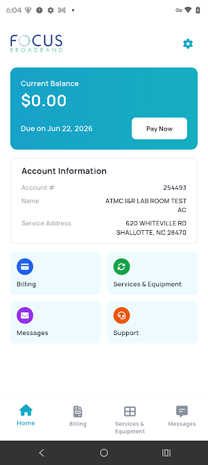 FOCUS Broadband Screenshot 1