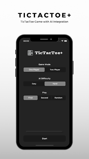 TicTacToe with AI Integration Screenshot 0
