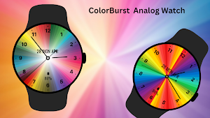 ColorBurst Analog Watch Screenshot 1