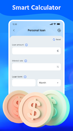 Loan Calculator Financial Tool Screenshot 2