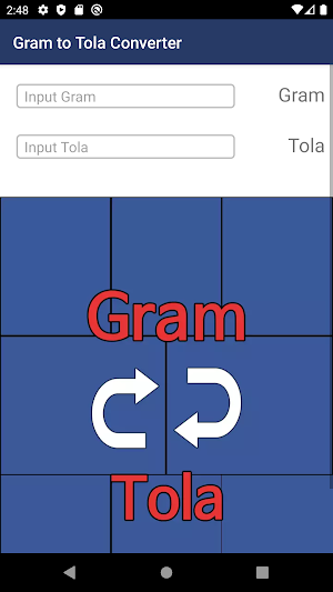 Gram to Tola Converter Screenshot 1