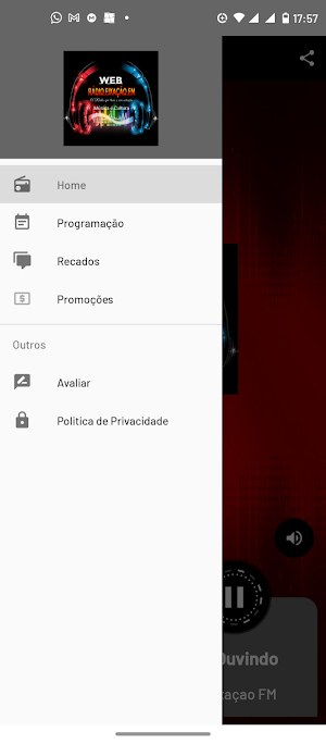 Web Rádio Fixação Screenshot 3