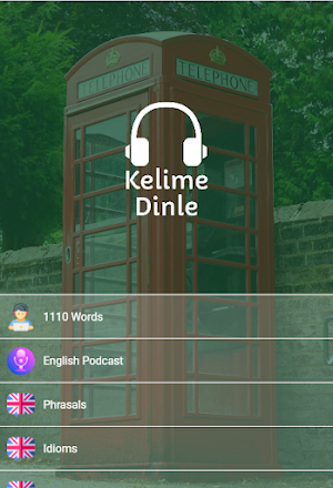 Kelime Dinle - Vocabulary Builder Screenshot 0