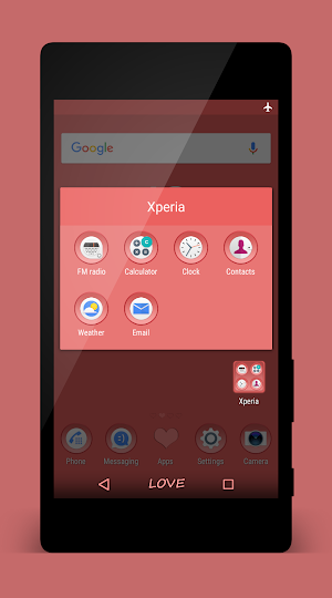 love | Xperia™ Theme Screenshot 3