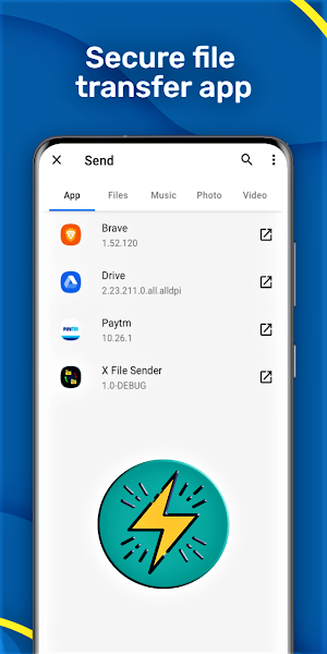 X Send File Transfer & Share Screenshot 2