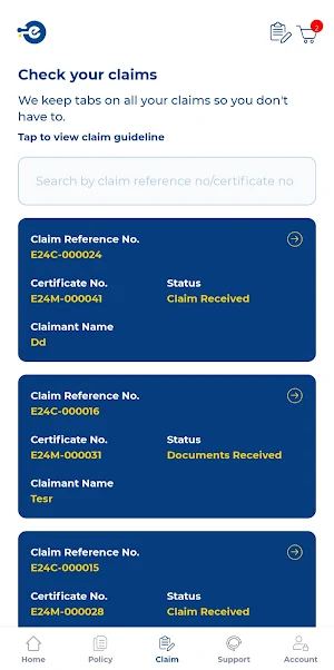 e-tgcinsure Screenshot 3