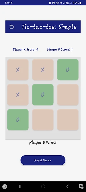 Tic-tac-toe: Simple Screenshot 1
