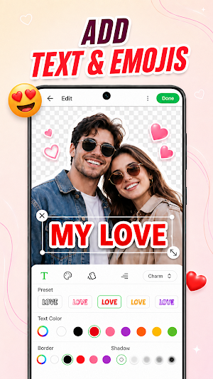 Romantic Emoji Sticker Maker Screenshot 2