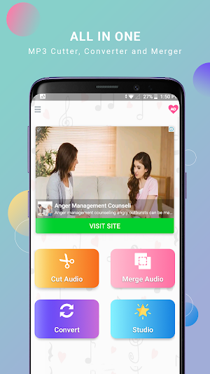 Audio MP3 Cutter - Converter, Merger and Ringtone Screenshot 0