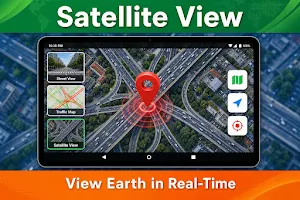 Live Earth Map GPS Satellite Screenshot 0