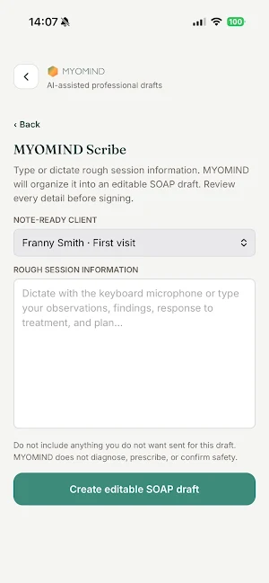 MyoMesh Notes Solo Screenshot 1
