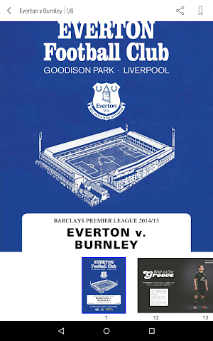 Everton Programmes Screenshot 3