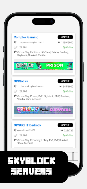Servers for Minecraft Screenshot 2