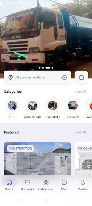Kibaruwa Services Screenshot 1