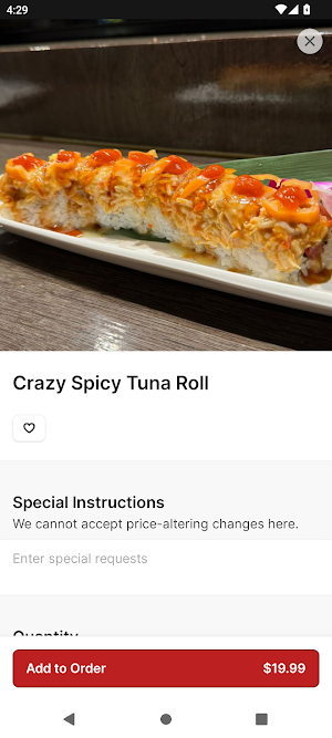 Koibito One Sushi & Teriyaki Screenshot 2