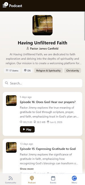 Having Unfiltered Faith Screenshot 0