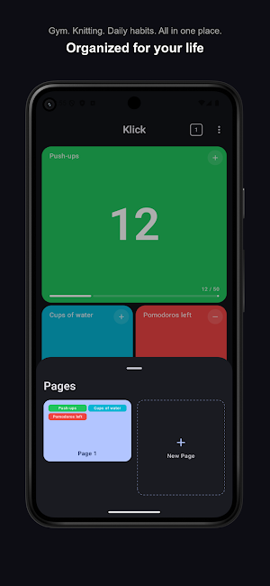 Klick: Multi Counter Screenshot 3