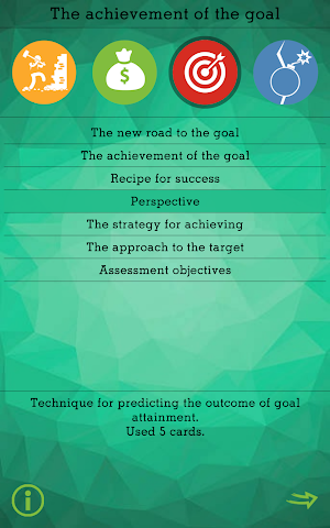 Metaphoric cards: Emerald. Well-being techniques Screenshot 3