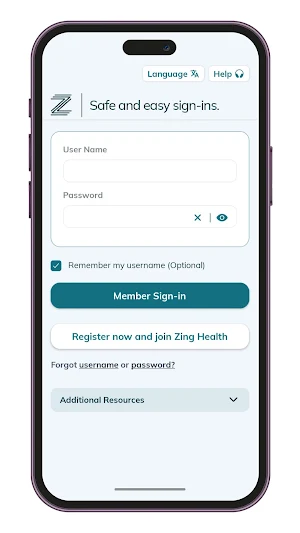 Zing Health Member App Screenshot 0