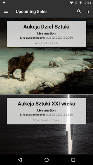 Sopocki Dom Aukcyjny Screenshot 0