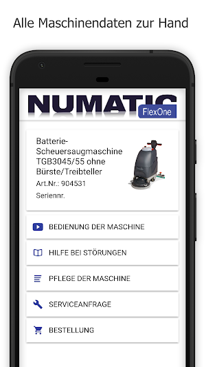 Numatic FlexOne Screenshot 0