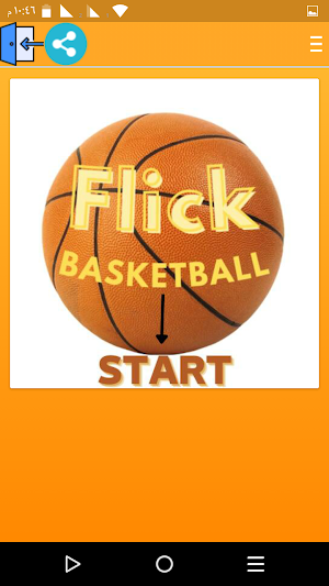 Flick Basketball Screenshot 1