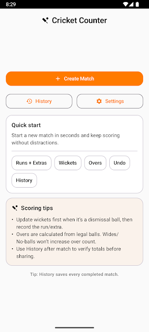 Cricket Counter Pro Screenshot 0
