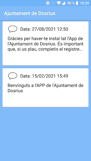 Ajuntament de Dosrius Screenshot 1