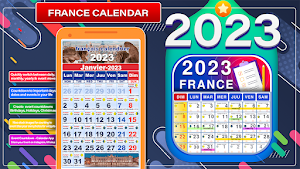 Français Calendrier 2023 Screenshot 0