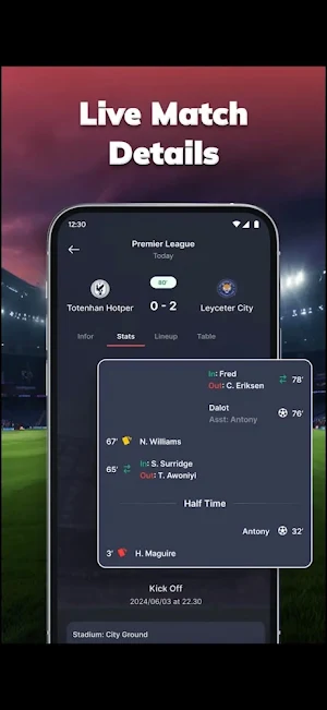 PLAYFY-TV LIVE FOOTBALL HD Screenshot 1