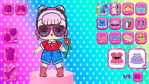 Cartoon Dolls Dress up Screenshot 0