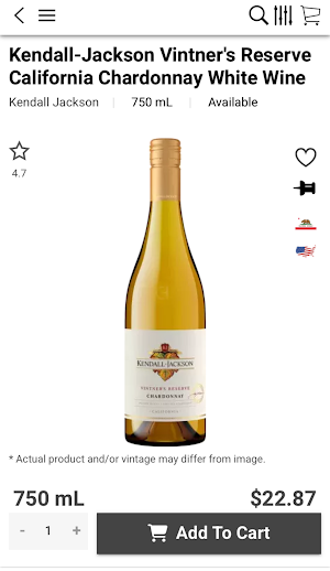 Wall Street Wine Merchants Screenshot 1