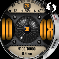 Aviator Digital Watch Face I27