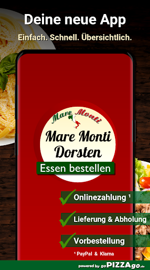 Pizzeria Mare Monti Dorsten Screenshot 0