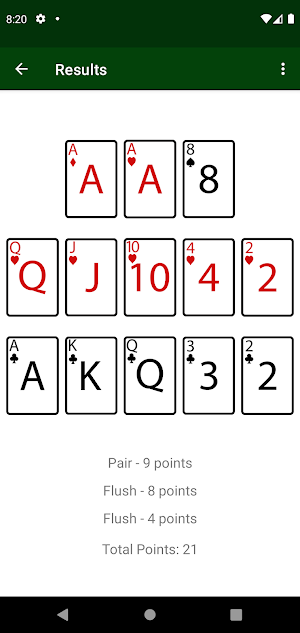 OFC Fantasyland Calculator Screenshot 2