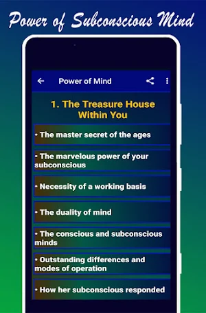 Power of Subconscious Mind Screenshot 1