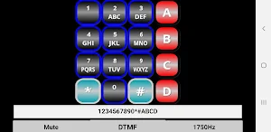 16 Tone DTMF Generator Keypad 1234567890*#ABCD1750 Screenshot 3